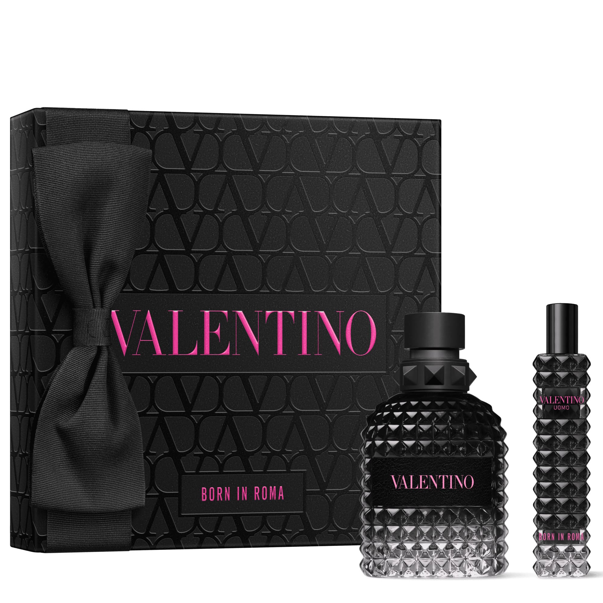 Valentino Beauty Born In Roma Uomo Holiday Travel Set In White